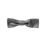 Dolce & Gabbana Gray Satin Silk Adjustable Neck Men Papillon Bow Tie