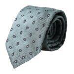 Dolce & Gabbana Green 100% Silk Patterned Adjustable Men Tie KRA3301