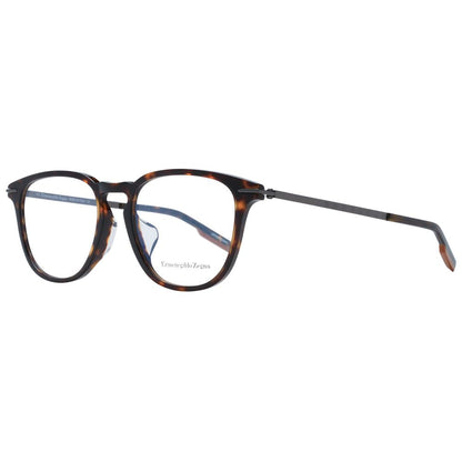 Ermenegildo Zegna Brown Plastic Glasses (Frames)