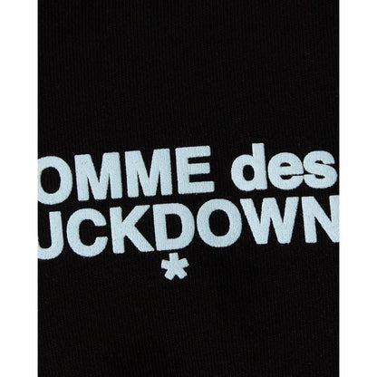 Comme Des Fuckdown Black Cotton Men's Hooded Sweatshirt