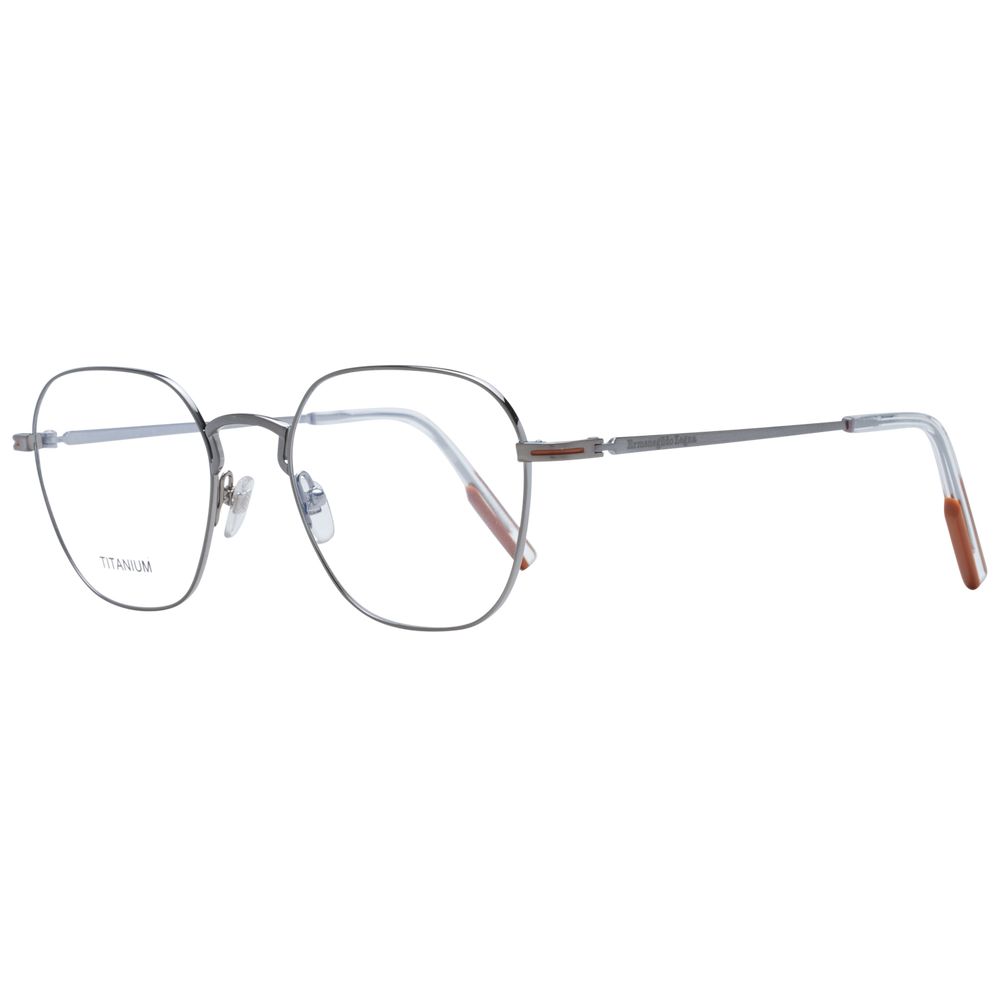 Ermenegildo Zegna Gray Men Glasses Frame