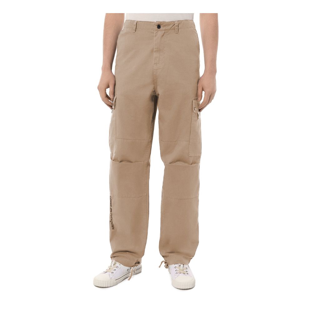 Comme Des Fuckdown Beige Cotton Pant