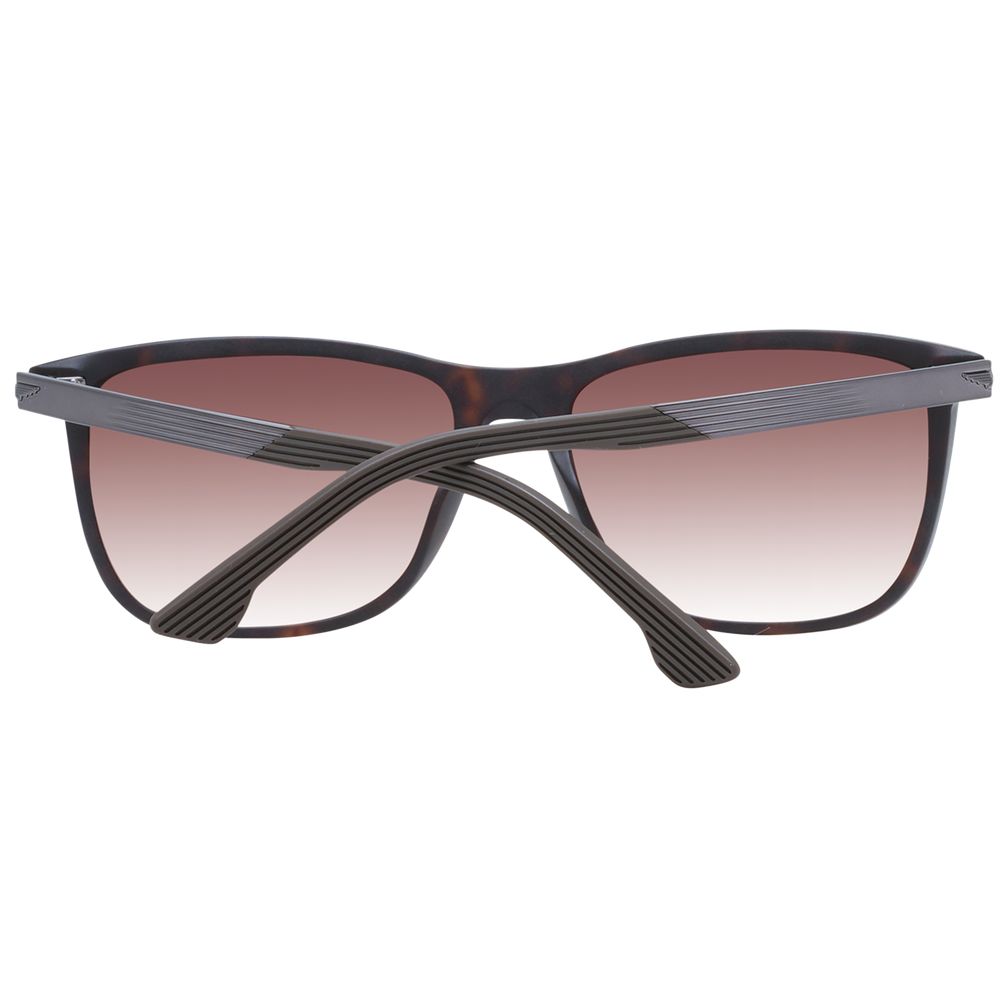 Police Brown Acetate & Plastic Sunglasses