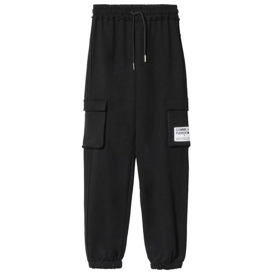 Comme Des Fuckdown Black Cotton Women Pant