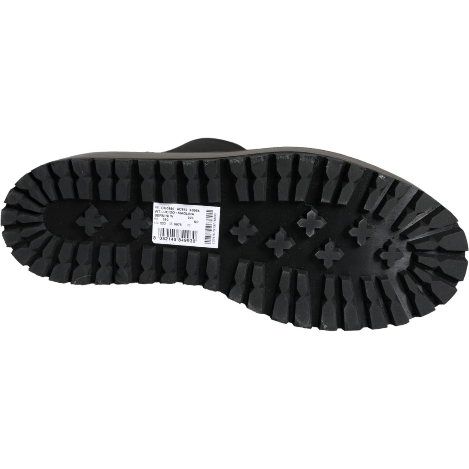 حذاء طويل حتى الركبة من دولتشي آند غابانا مصنوع من الجلد الأسود