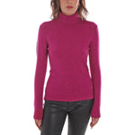 Yes Zee Fuchsia Viscose Sweater YE-13713-XS