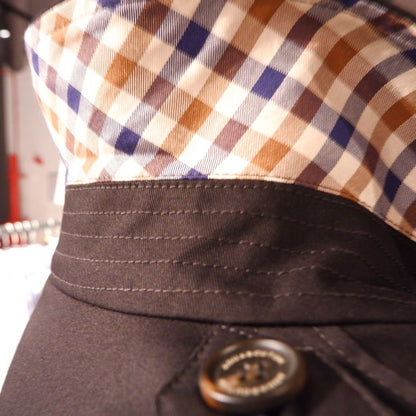 Aquascutum Blue Cotton Trench Coat