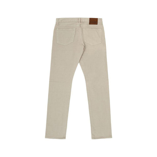 Tom Ford Beige Cotton Jeans & Pant Tom Ford Gray