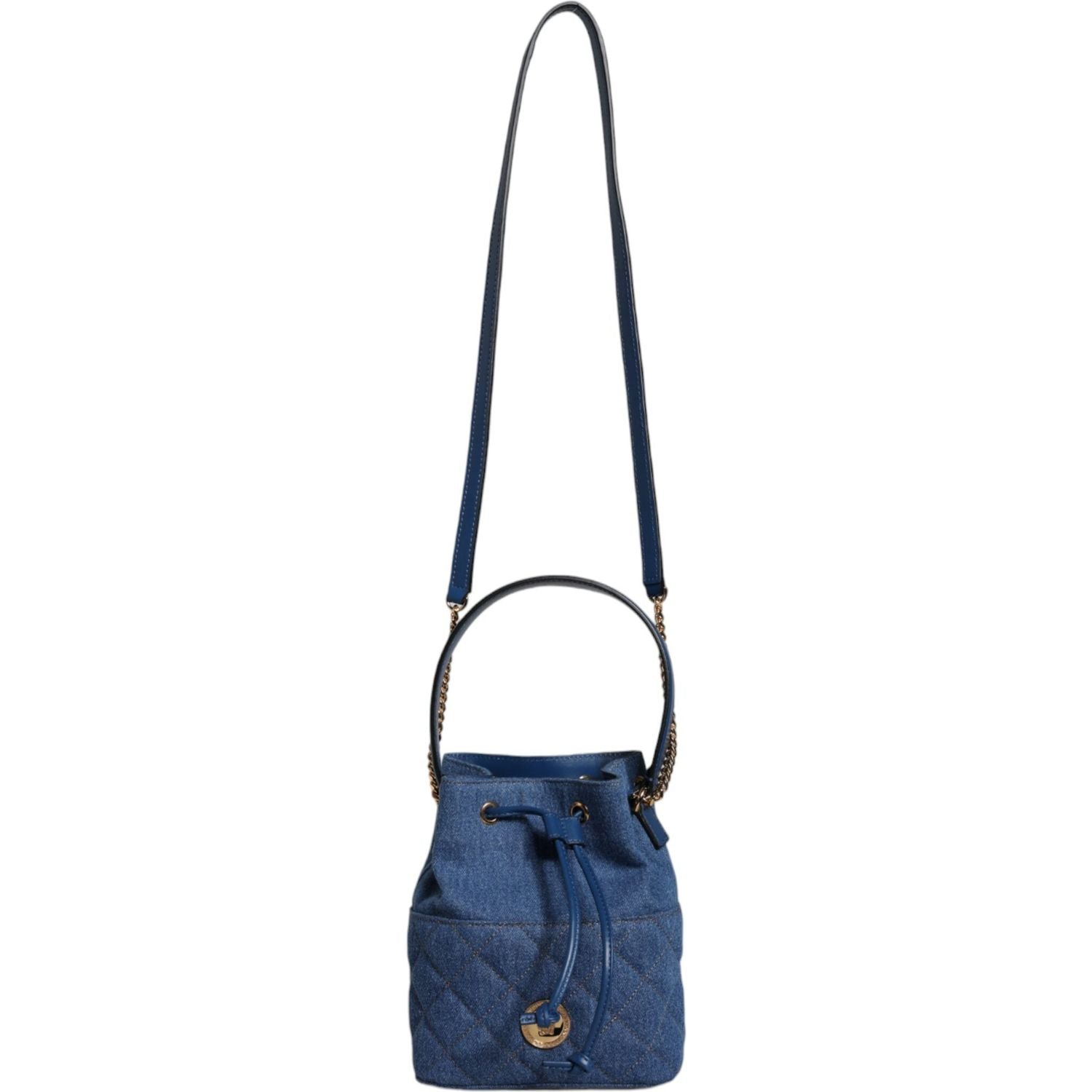 Front view with bag zipped and handles upright.