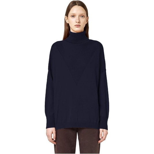 Alpha Studio Blue Silk Sweater Alpha Studio Dark Slate Gray