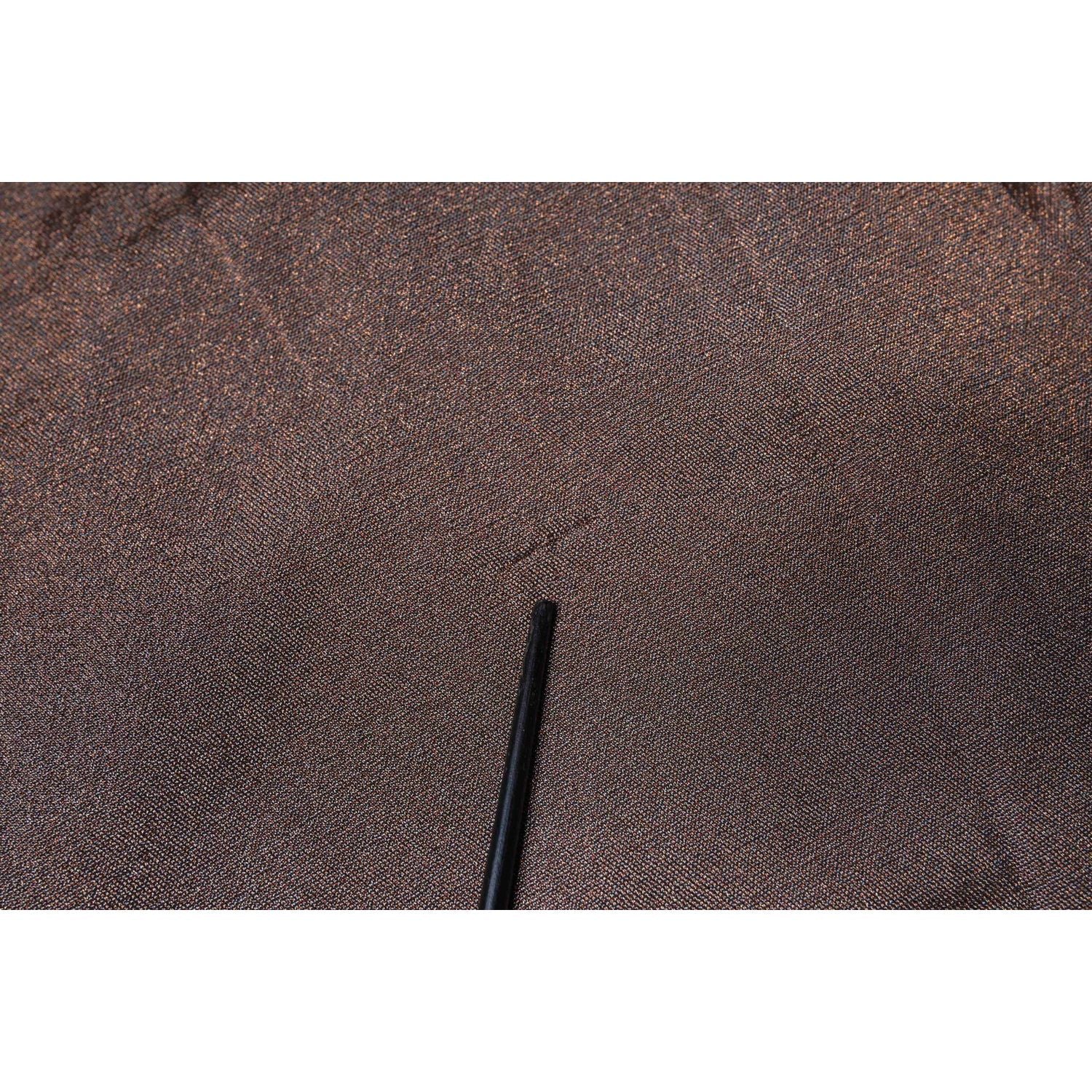 Dolce & Gabbana Brown Floral Applique Viscose Short Sleeve Top