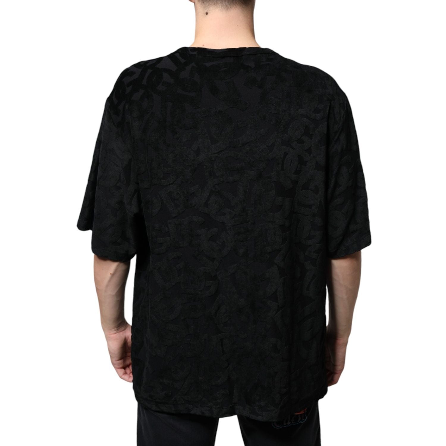 Dolce & Gabbana Black DG Mania Logo Print T-shirt