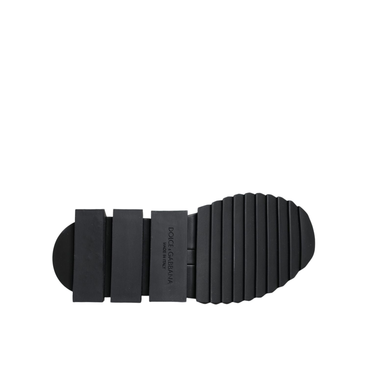 Dolce & Gabbana Black Sorrento Socks Logo Sneakers Shoes