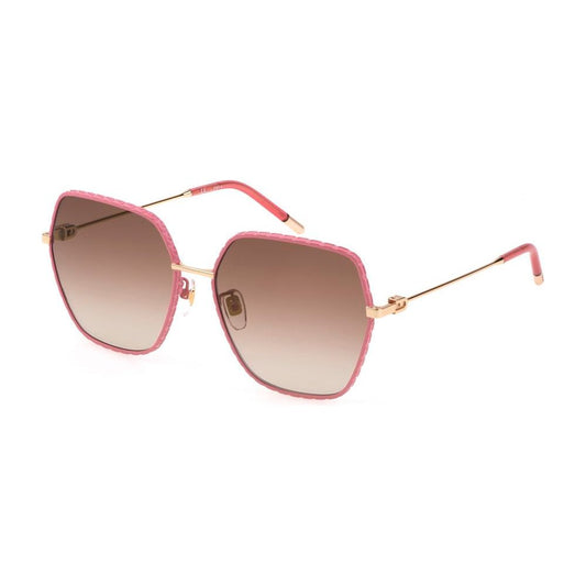 Furla Multicolor Metal Sunglasses Furla Rosy Brown