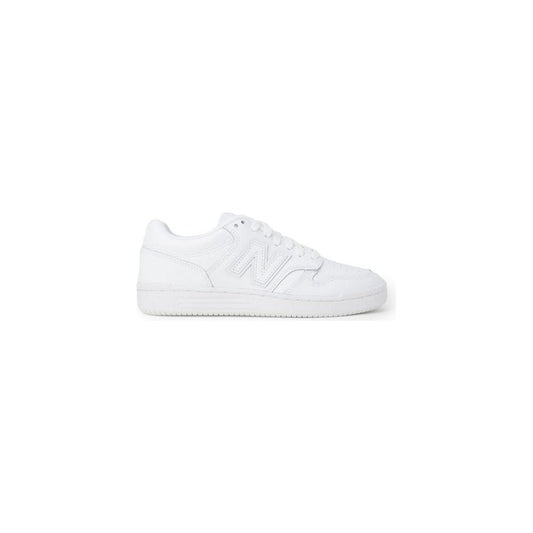 New Balance White Artificial Leather Sneaker New Balance Lavender