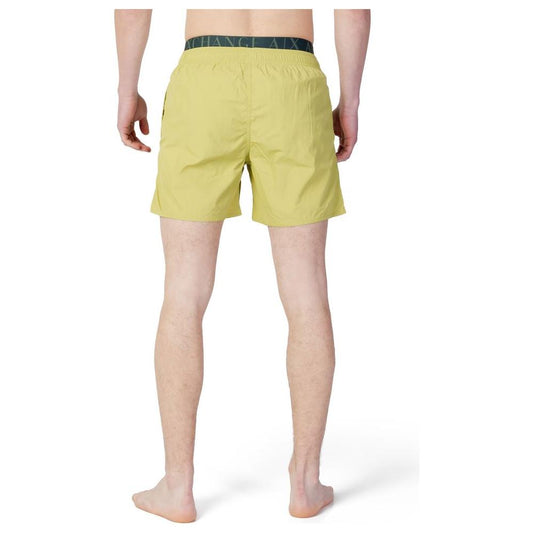 Armani Exchange Green Polyester Swimwear Armani Exchange Tan