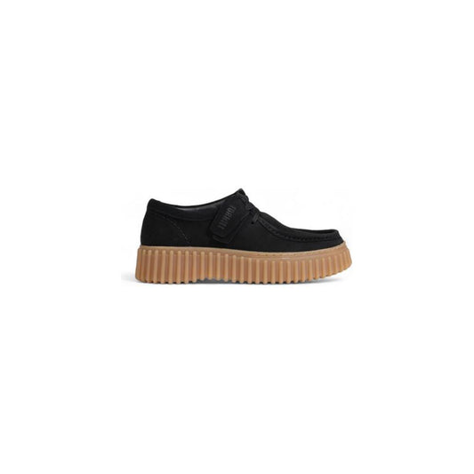 Clarks Black Suede Leather Flat Shoe Clarks Rosy Brown