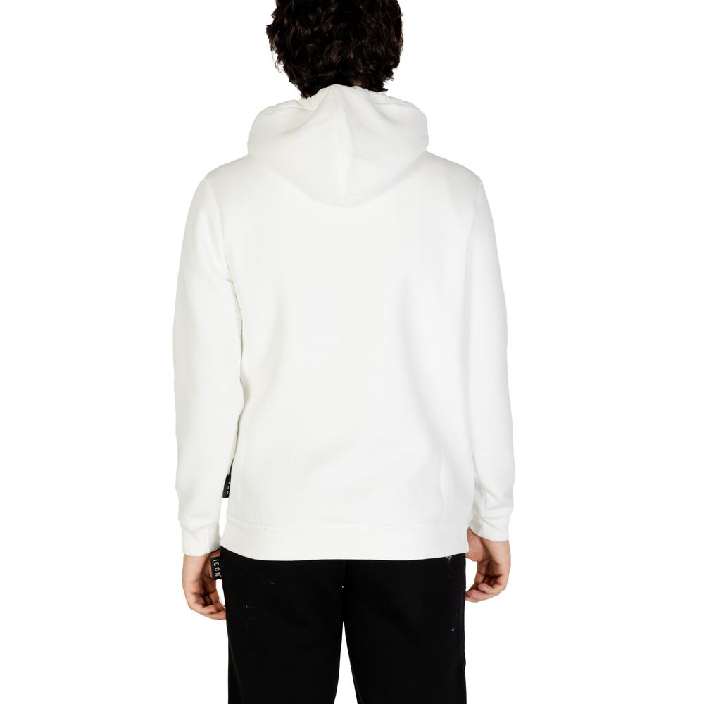 Icon White Cotton Hoody