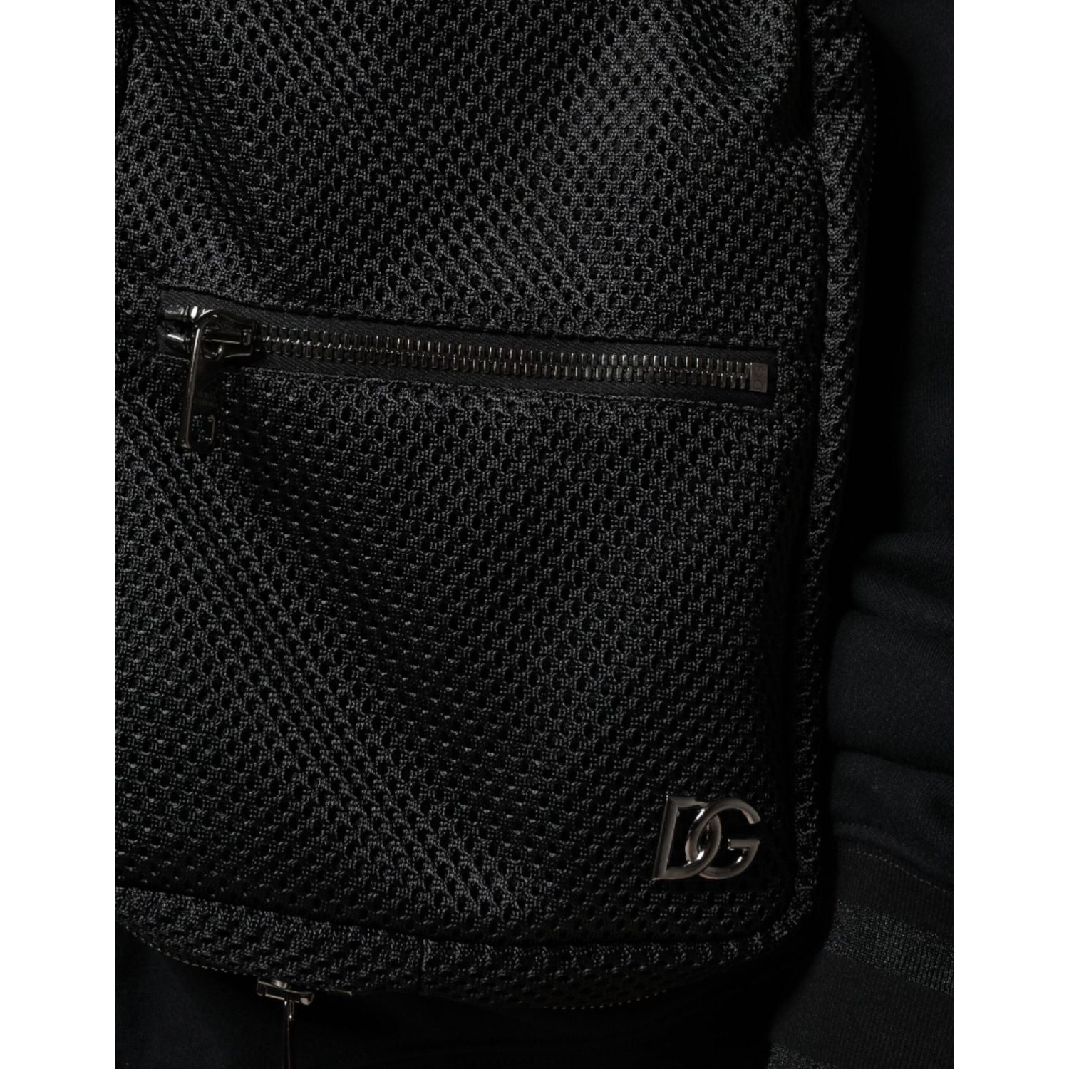 Dolce & Gabbana Black Hooded Pullover Men Sweatshirt Sweater