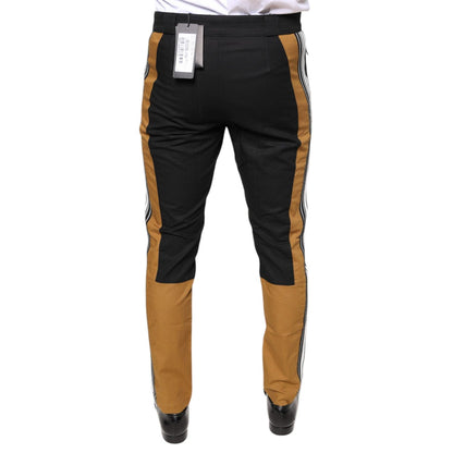 Dolce & Gabbana Multicolor Stripe Skinny Cotton Pants