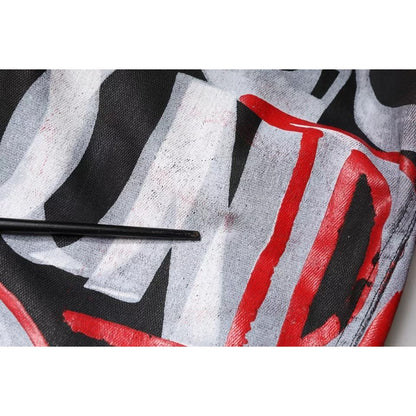 Dolce & Gabbana Multicolor Cotton Monogram Skinny Denim Jeans