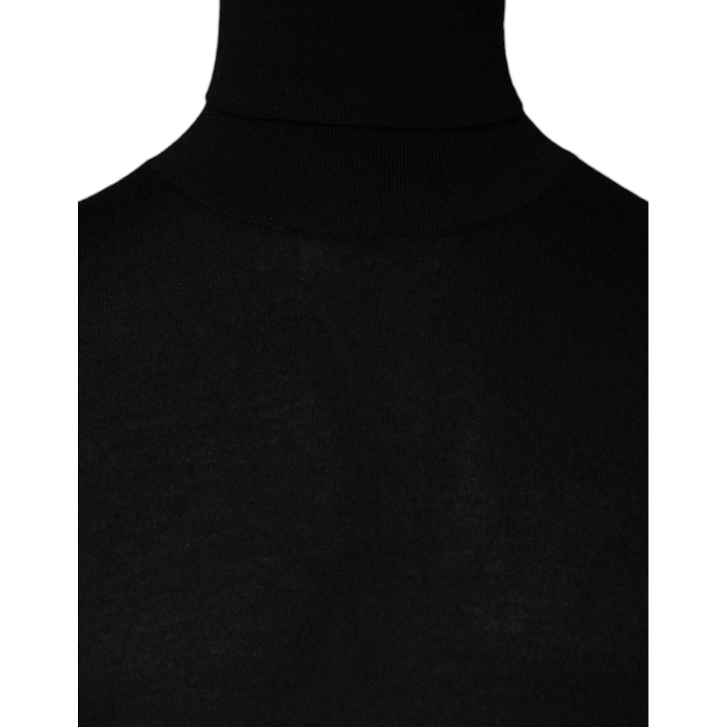 Dolce & Gabbana Black Long Sleeve Turtleneck Pullover Sweater