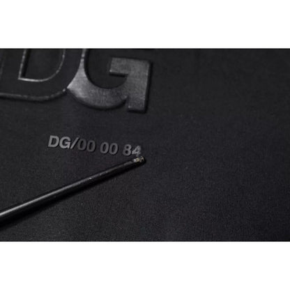 Dolce & Gabbana Black DG Logo Cotton Men Sweatshirt Sweater