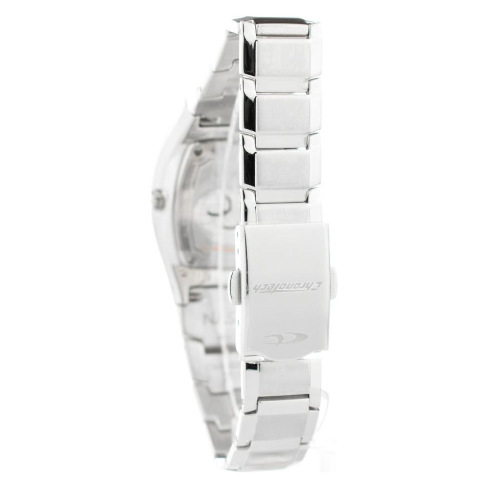 Chronotech Silver Stainless Steel Dress Watch