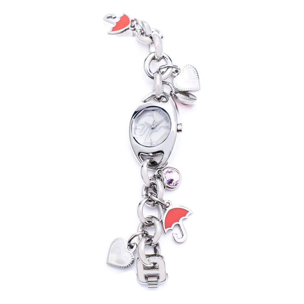 Chronotech Silver Stainless Steel Bracelet Watch