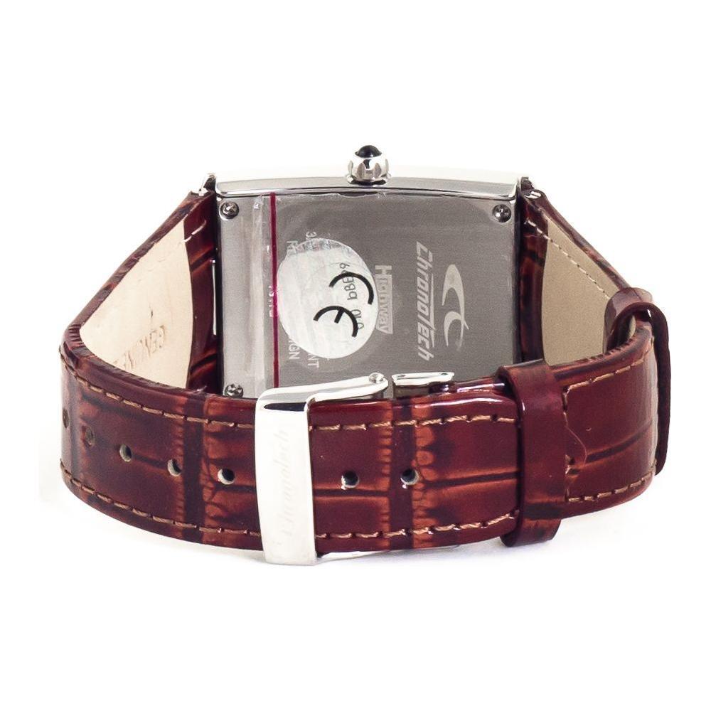 Chronotech Brown Leather Watch