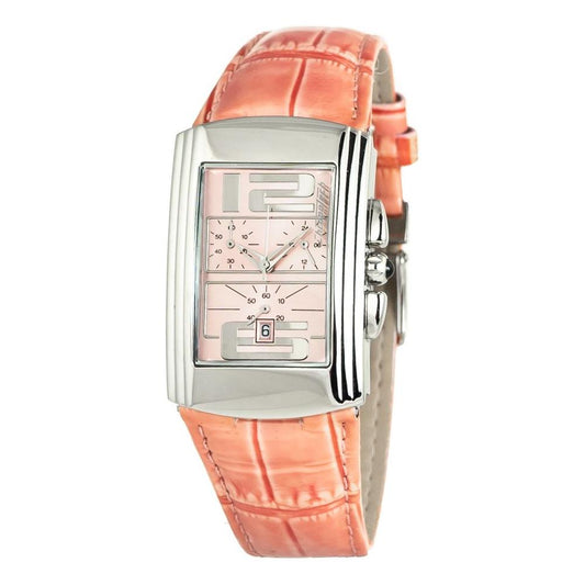 Chronotech Multicolor Leather Watch Chronotech Light Gray