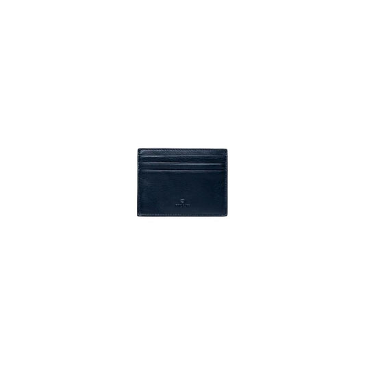 Guess Black Leather Wallet Guess Dark Slate Gray