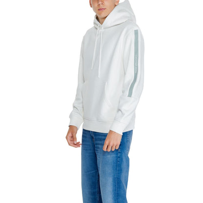 Calvin Klein Jeans Cream Cotton Hoody