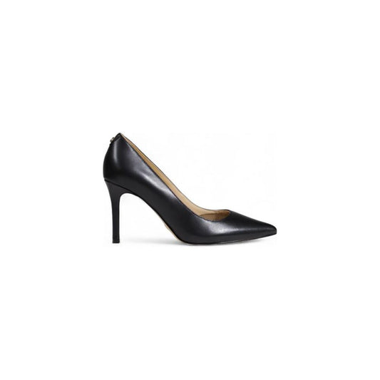 Guess Black Leather Sandal Guess Light Gray