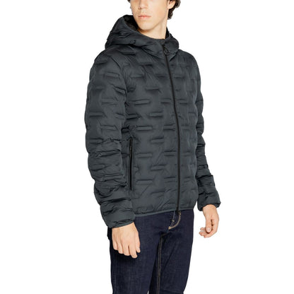 Replay Blue Polyester Jackets & Coat