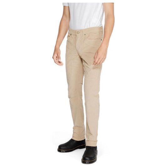 Jeckerson Beige Cotton Jeans & Pant Jeckerson Tan