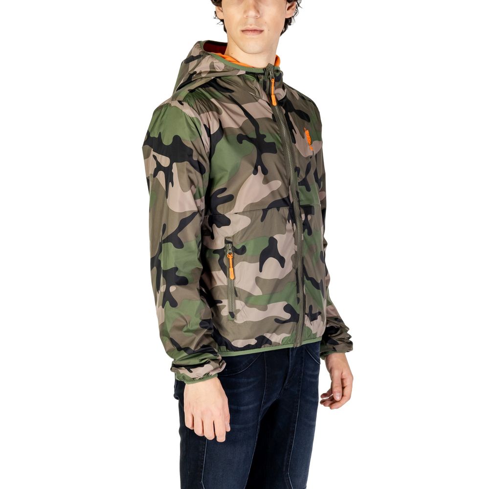 U.S. POLO ASSN. Green Polyamide Shell Jacket
