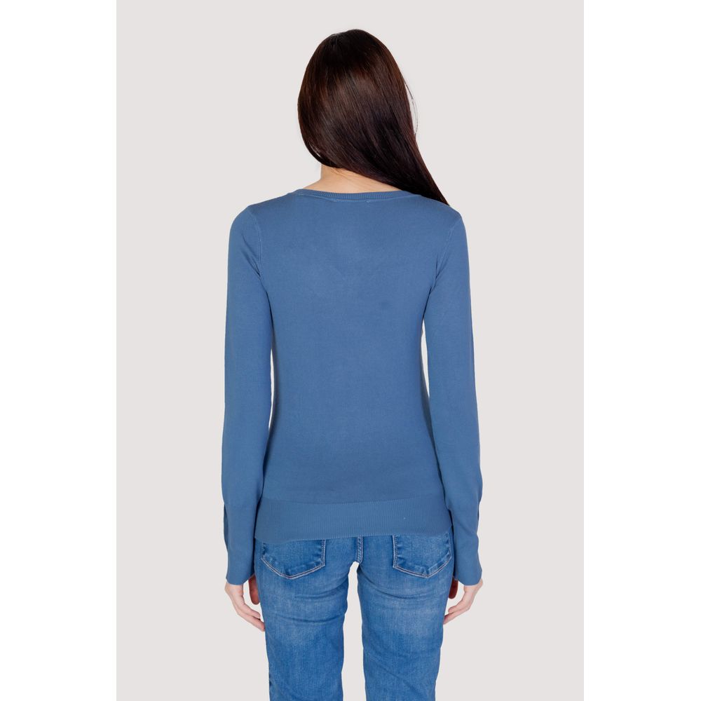 Guess Blue Cotton Sweatshirt