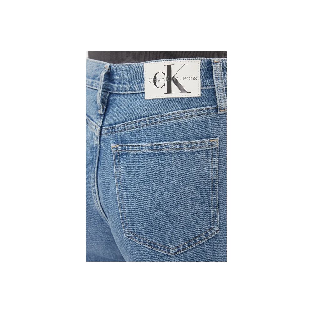 Calvin Klein Jeans Light Blue Cotton Relaxed Fit Jeans