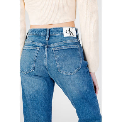 Calvin Klein Jeans Blue Cotton Mom Jeans