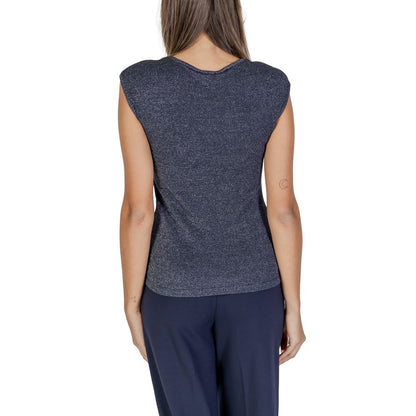 Street One Blue Viscose Tank Top