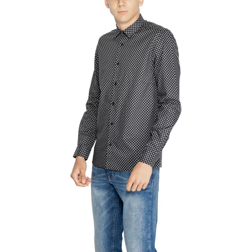 Antony Morato Gray Cotton Shirt