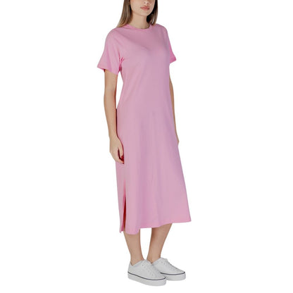 B.Young Multicolor Cotton Midi