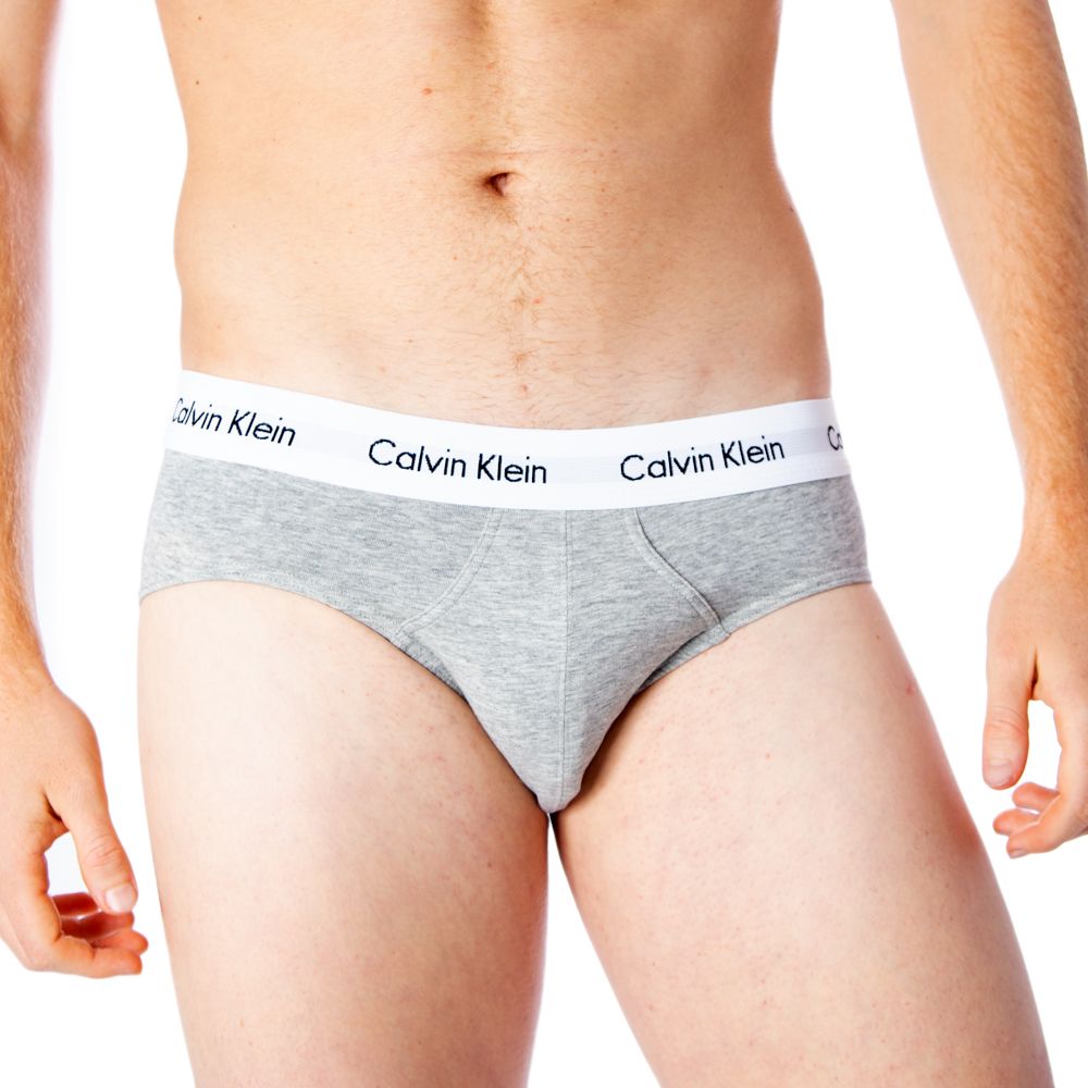 Calvin Klein Underwear Gray Cotton Briefs