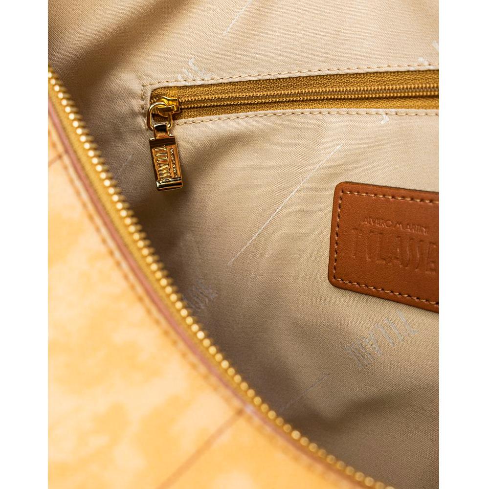 Front view with bag zipped and handles upright.