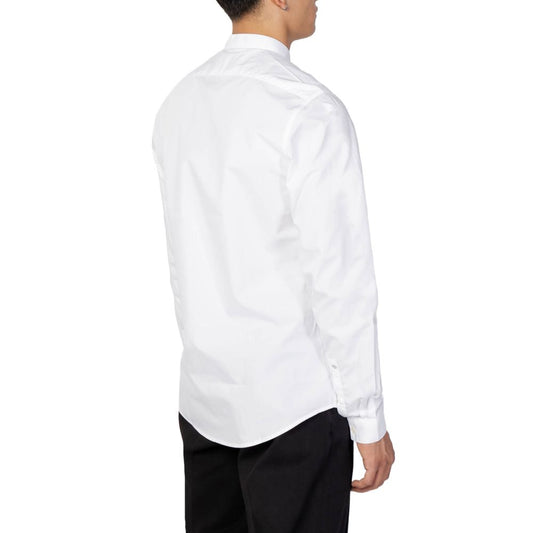 Antony Morato White Cotton Shirt Antony Morato Lavender