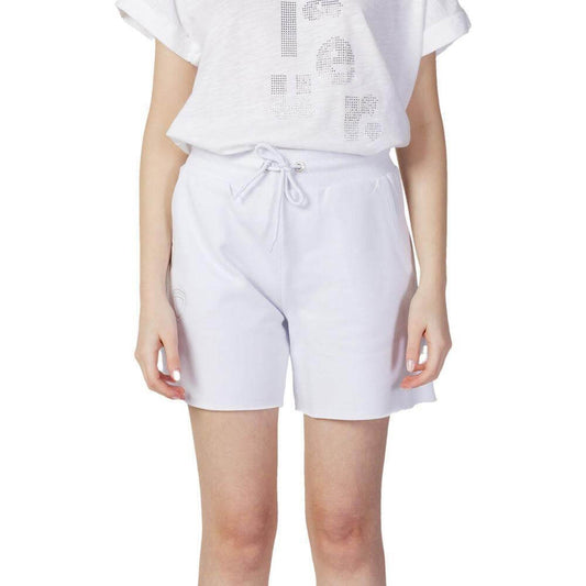 Blauer White Cotton Joggers Workout Pant