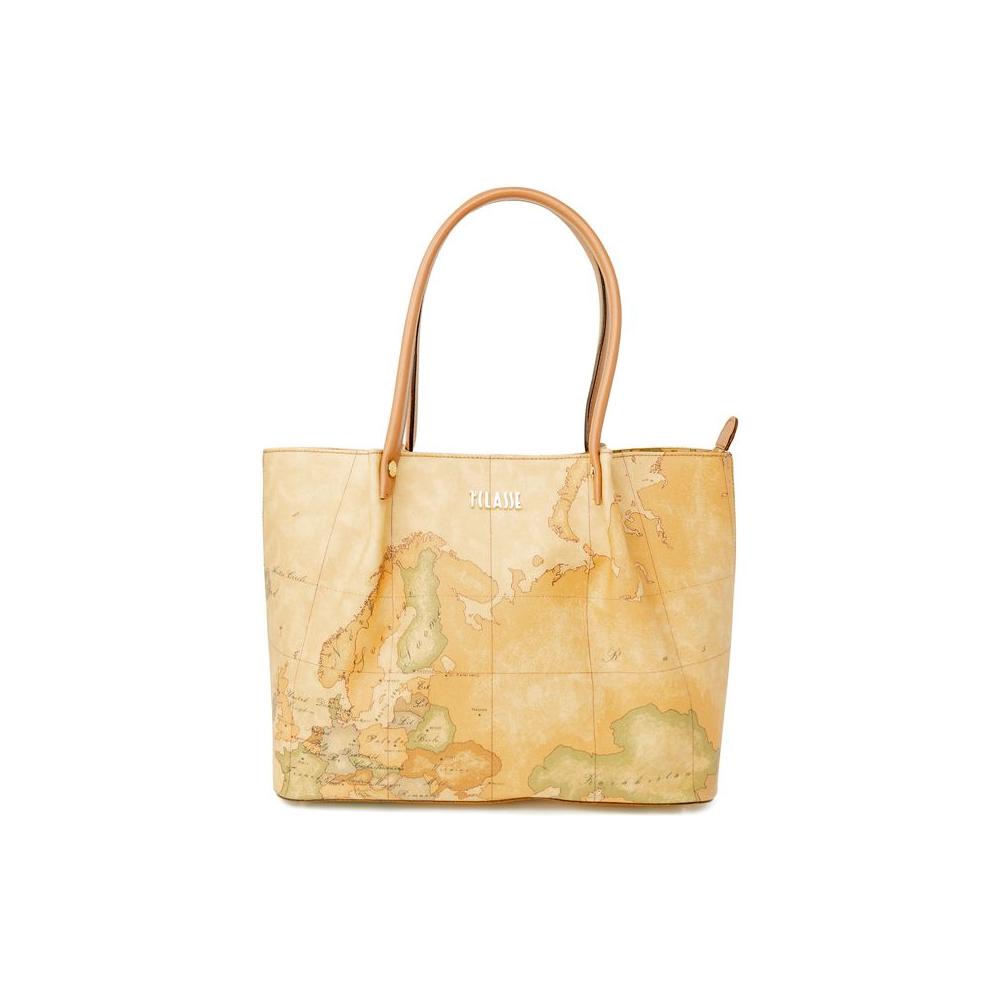 Front view with bag zipped and handles upright.