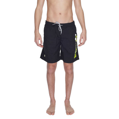 Blauer Black Polyamide Swim Short