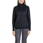 Alviero Martini Prima Classe Black Viscose Turtleneck